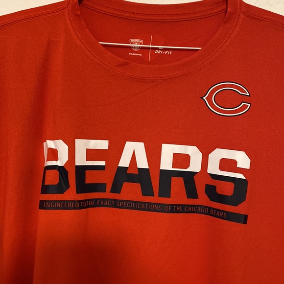 Chicago Bears Short Sleeve Nike dri fit - Picture 2 of 5